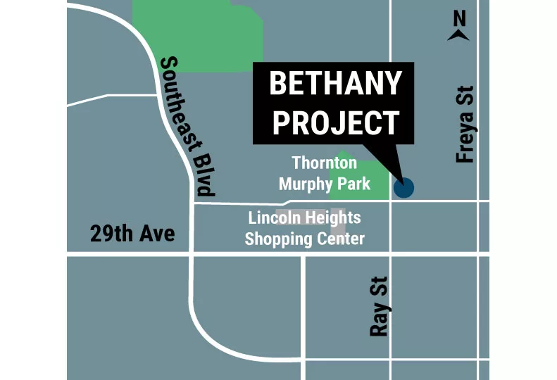 Bethanyproject map