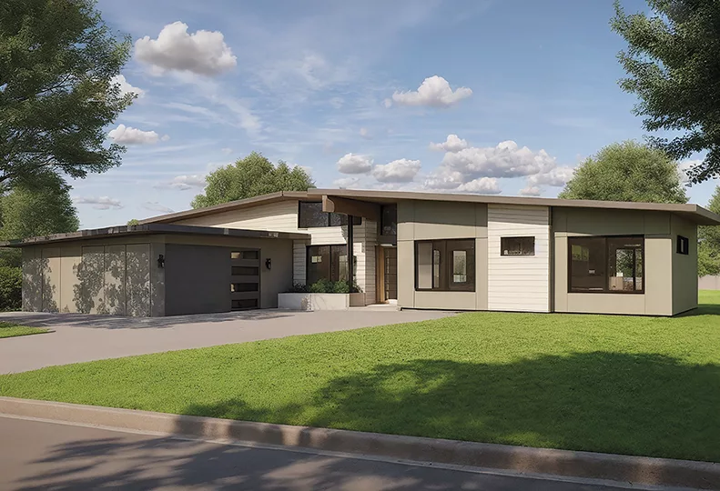 Mid century ai neighborhood web