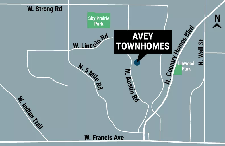 Aveytownhomes map2