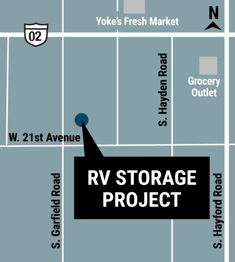 Rv storage project map web