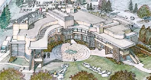 Rendering courtesy of Coeur d'Alene architects Rann Haight and Roy Marshall