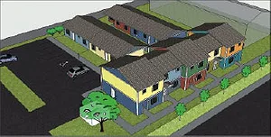 &#151;Rendering courtesy of Copeland Architecture & Construction Inc.