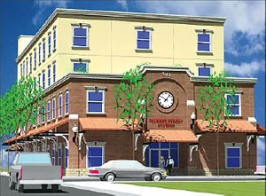 &#151;Rendering courtesy of De Neff Deeble Barton Associates architects & Planners