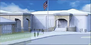 Rendering courtesy of Design West Architects PA