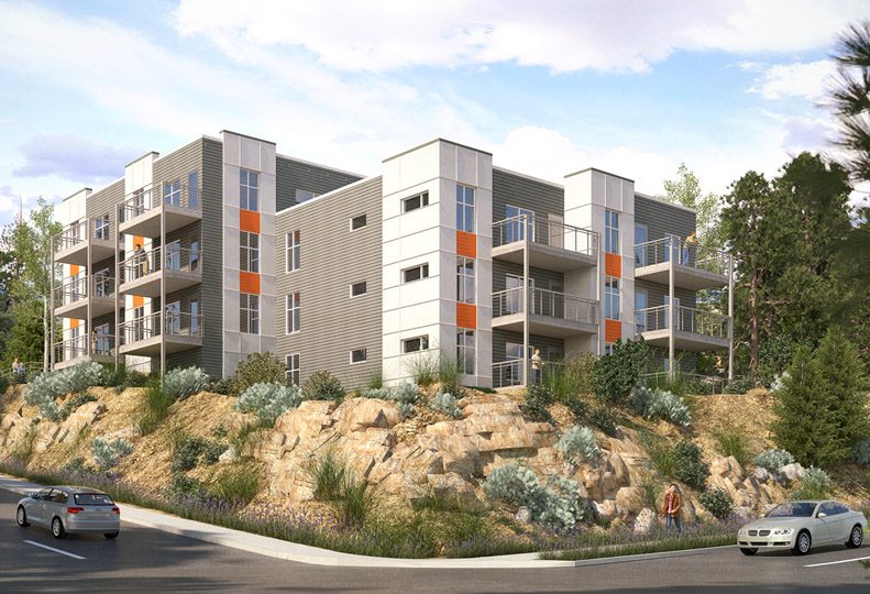 15unit apartment project rises near South Perry District Spokane